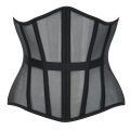 Women's 16 Steel Boned Breathable Mesh Waist Training Corset Waspie N23885