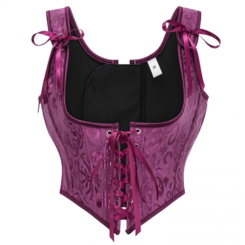 Vintage Floral Embroidered Camisole, Corset Vest Top for Women Bustier Shapewear N23884 Vintage Floral Embroidered Camisole, Corset Vest Top for Women Bustier Shapewear N23884