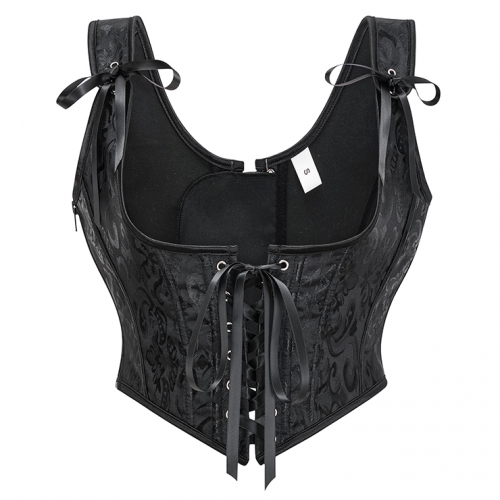 Vintage Floral Embroidered Camisole, Corset Vest Top for Women Bustier Shapewear N23883 Vintage Floral Embroidered Camisole, Corset Vest Top for Women Bustier Shapewear N23883