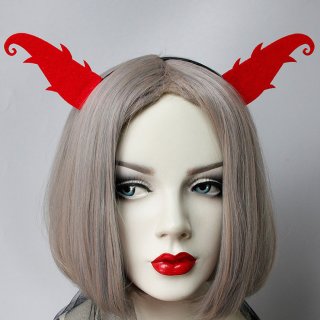 Sexy Red Monster Horns Halloween Party Cosplay Anime Nightclub Decorations Headband J21535