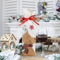 Reindeer Red Wine Bag Christmas Eve Dinner Party Decorative Accessory XT19824