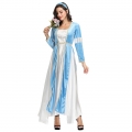 Deluxe Medieval Renaissance Maiden Long Dress Masquerade Costume N19150