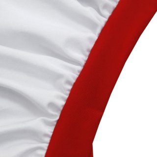 4Pcs Sexy Ruffled Crop Top and Mini Skirt Nurse Cosplay Lingerie Flirty Costume N18430