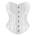 Breathable Mesh Corset Top with Built-in Cups, Summer Royal Style Bodyshaper for Women N23852