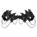 Women's Steampunk Victorian Chain Shoulder Wrap Cape Collar Choker N237811