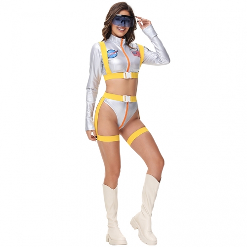 Women's Sexy Astronaut Costume Set N23776