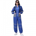Sexy Women Blue One-piece Space Suit Adult Cosplay Costume N23765