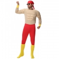 Men's Muscle Print Halloween Cosplay Costume N23764