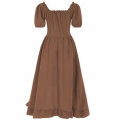 Women's Medieval New Retro Irregular Beer Dress Renaissance Gown Stage Costume N23727