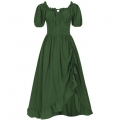 Women's Medieval New Retro Irregular Beer Dress Renaissance Gown Stage Costume N23725