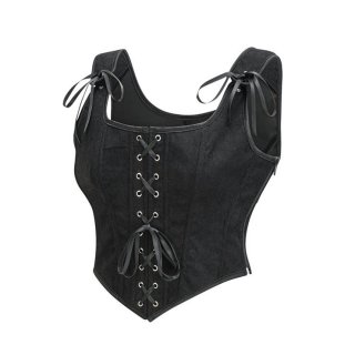 Vintage Floral Embroidered Camisole, Corset Vest Top for Women Bustier Shapewear N23708