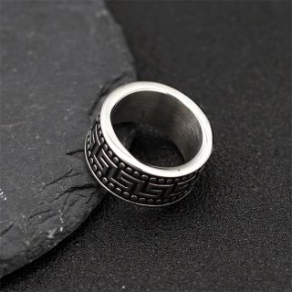 Viking Runes Stainless Steel Ring - Unique and Stylish Jewelry J23703