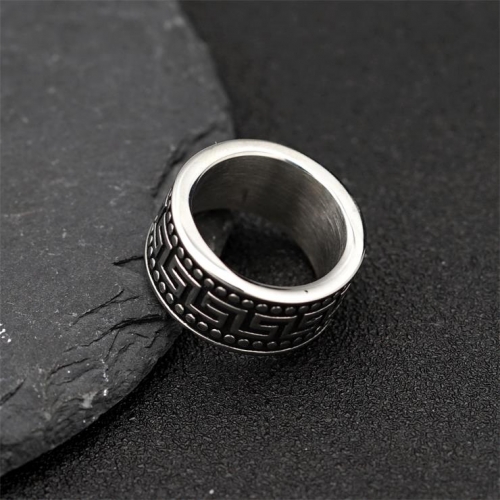 Viking Runes Stainless Steel Ring - Unique and Stylish Jewelry J23703