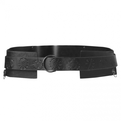 Viking Renaissance Leather Belt Medieval Style Waist Cinch for Costume Accessories N23695