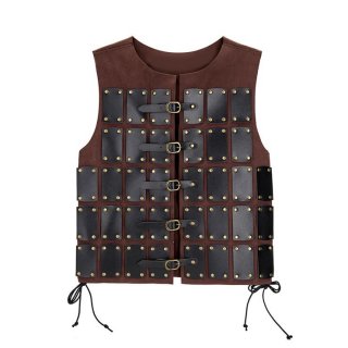 Steampunk Viking Warrior Vest - Medieval Armor Costume for Cosplay & Halloween Festivals N23691