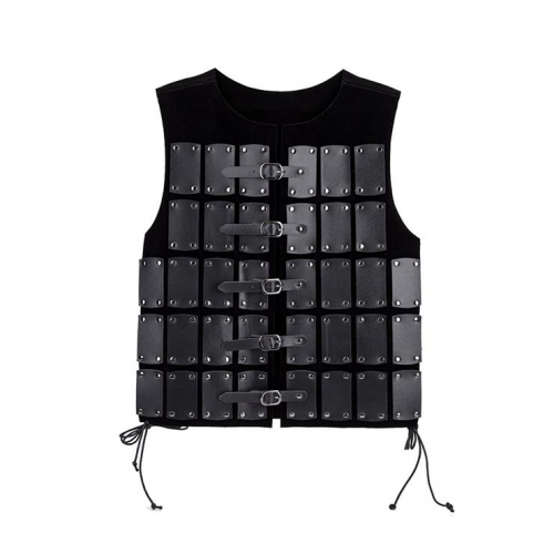 Steampunk Viking Warrior Vest - Medieval Armor Costume for Cosplay & Halloween Festivals N23689