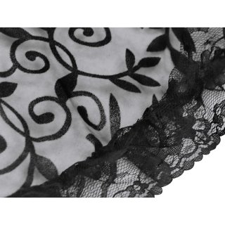 Lace and Satin High-low Skirt HG8478