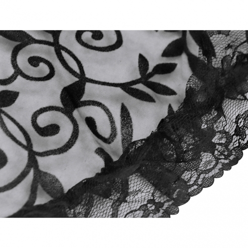 Lace and Satin High-low Skirt HG8478