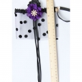 Women's Sexy Flower with Jewelry Dotted Mesh Face Mask MS13025
