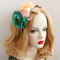 Girly Penoy Crochet Lace Wedding Party Hair Hoop J12859