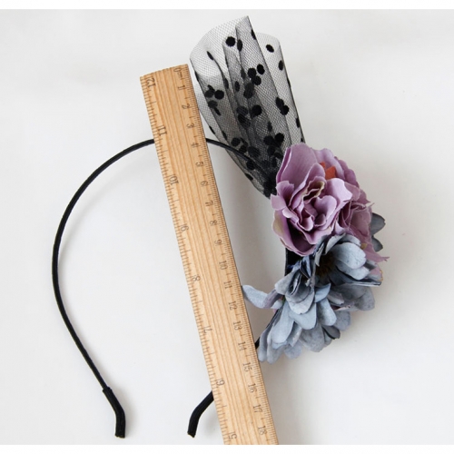 Fashionable Women's Flowers Lace Hairband J12855
