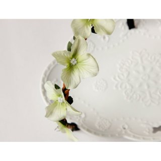 Fairy Green Flowers Daily Life Hair Clasp J12836