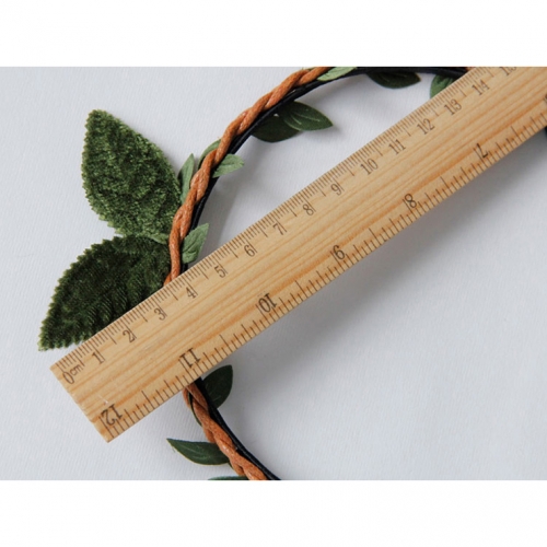 Lovely Green Leaves Decor Hairhoop J12848