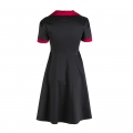 Vintage Short Sleeve Casual Dress N12179