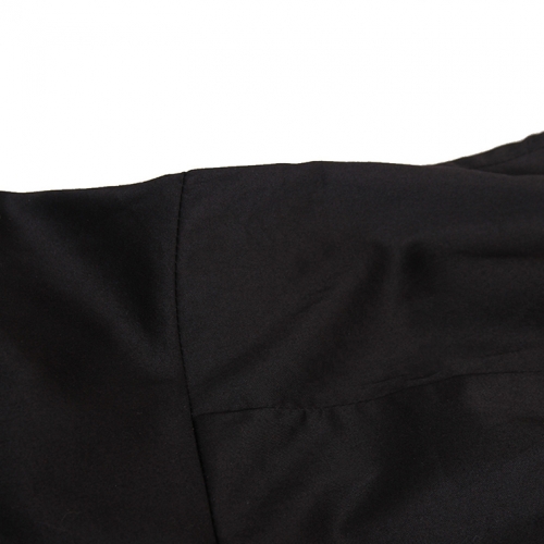 Elegant 1950's Vintage Black Casual Dress N11922