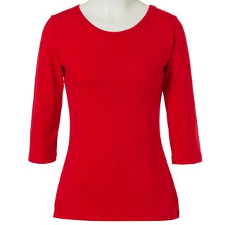 Sexy Plain Round Neck Half Sleeve Casual Shirt N11864