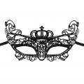 Women's Sexy Crown Masquerade Party Fancy Black Lace Mask Halloween MS11767