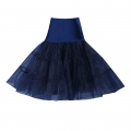 Graceful Cute Dark-blue Tulle Skirt Petticoat HG11260