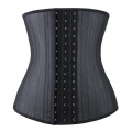 25 Spiral Steel Boned Latex Waist Training Cincher Underbust Corset N11124