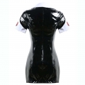 Sexy Black PVC Nurse Costume N10724