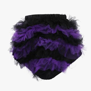 Sexy Charming Black and Purple Ruffles Petticoat HG10486