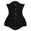 26 Steel Bones Unique Long Waist Training Corset Cotton Steel Underbust Double Boned Shaper N9893