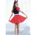 Cute Mickey Mouse Fancy Dress Costume N9650