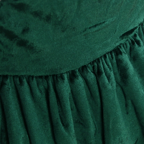 Cute Green Christmas Tree Dress Costume XT9729