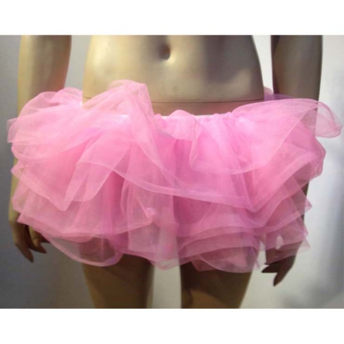 Short Pink Trim Petticoat HG9337