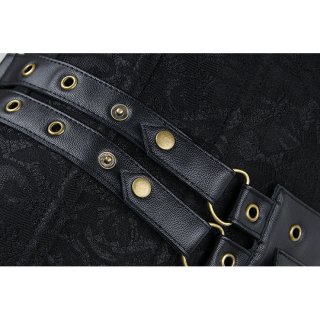 Steampunk Corset with Sleeveless Jacket N8734