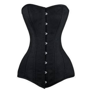 26 Steel Bones Cotton Overbust Corset N8851