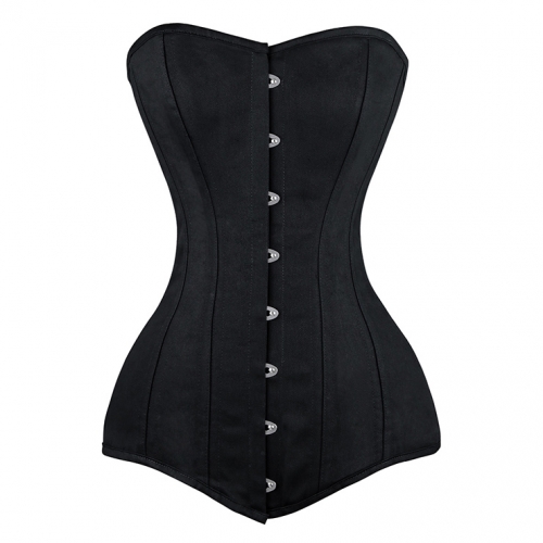 26 Steel Bones Cotton Overbust Corset N8851