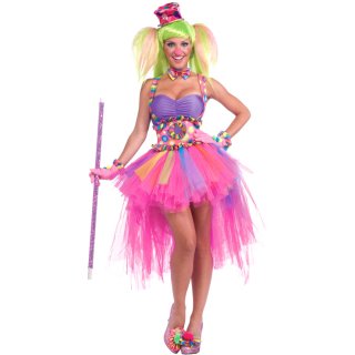 Colorful Tutu Clown Costume N8612