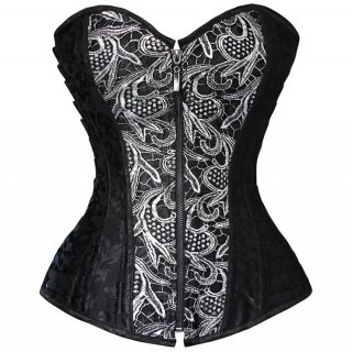 Weave Pattern Gothic Steampunk Corset N8391