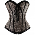 Lace Burlesque Corset N4224