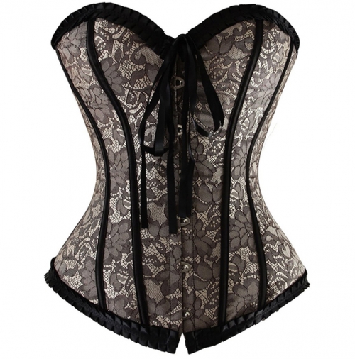 Lace Burlesque Corset N4224