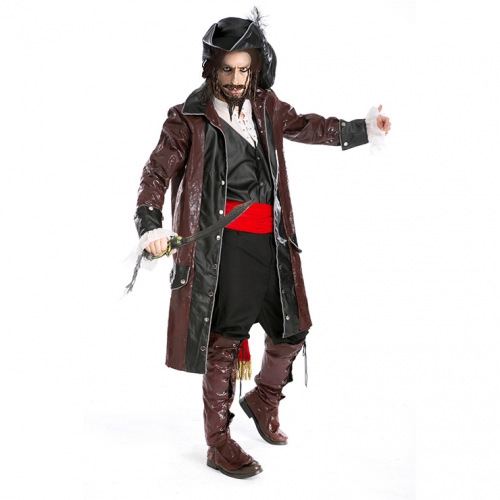 Deluxe Caribbean Pirate Costume P7694