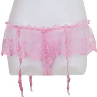 Pink Lace Garter PT7396