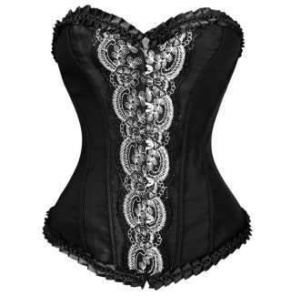 Scalloped Lace Corset N5914