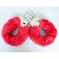 Red Fur Love Cuffs MS2984